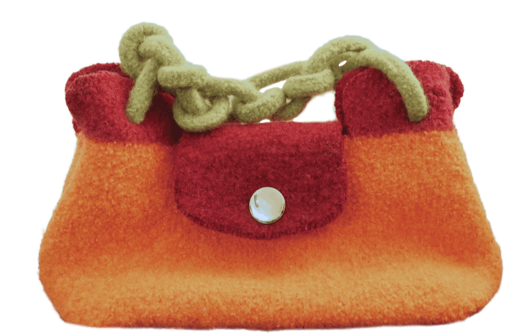 Struudl Tasche Flambierte Orange